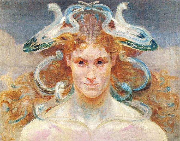 Jacek Malczewski Medusa Sweden oil painting art